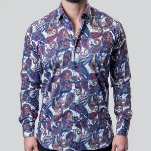 Maceoo Shirt | Fibonacci Bold Paisley Multi